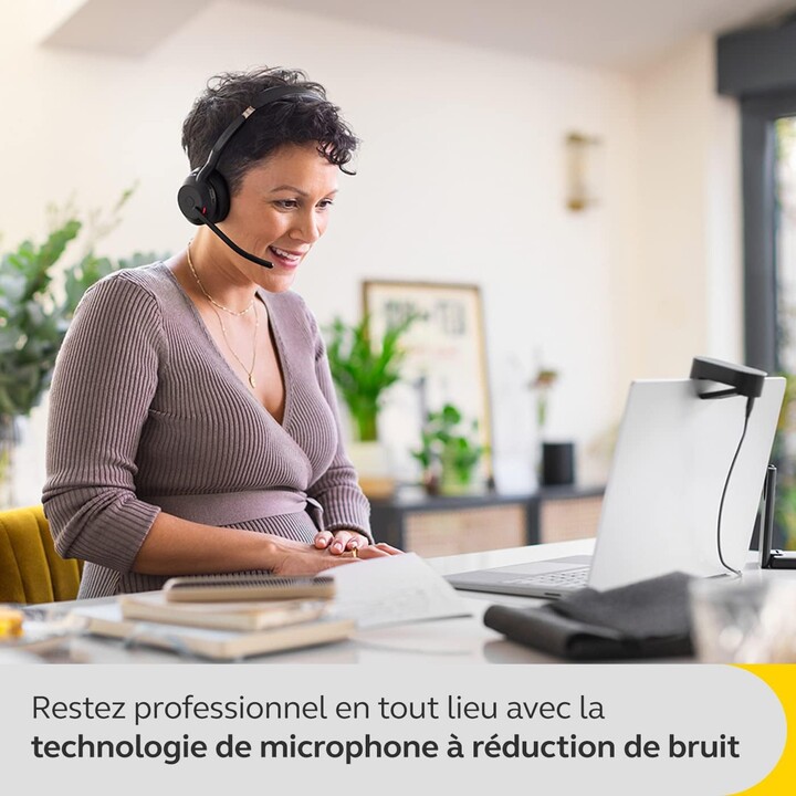 Jabra Evolve2 55 MS Stereo Link 380 USB-A con base de carga