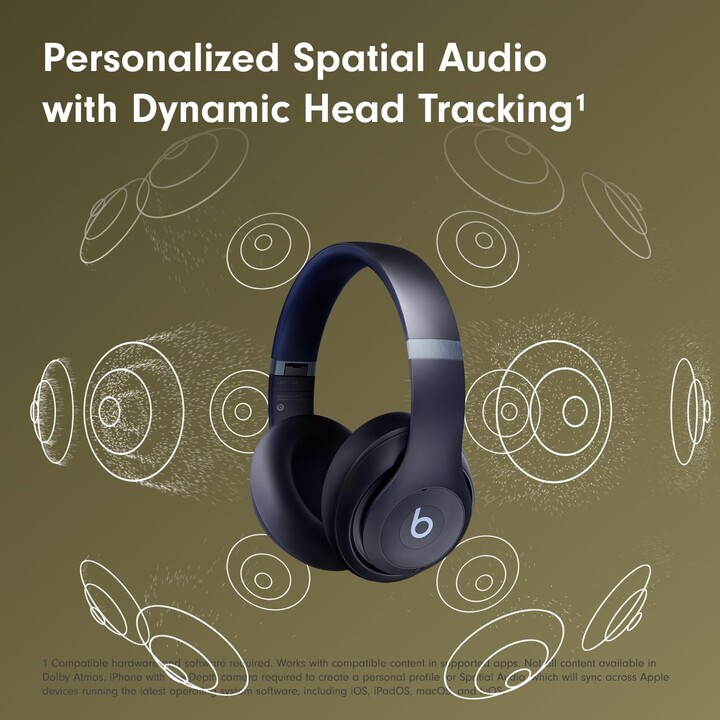 Beats Beats Studio Pro Mic Cuffie Blu Navy