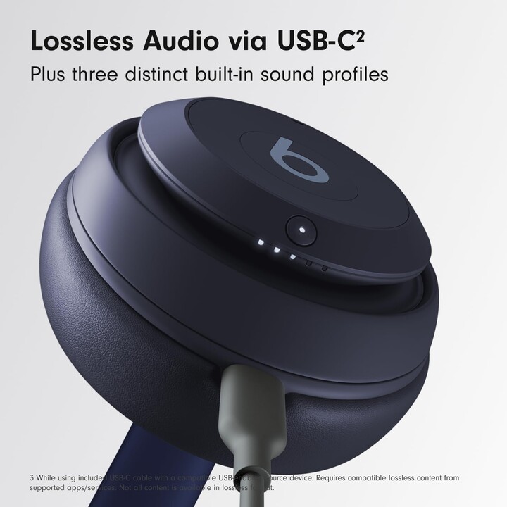 Beats Beats Studio Pro Mic Cuffie Blu Navy