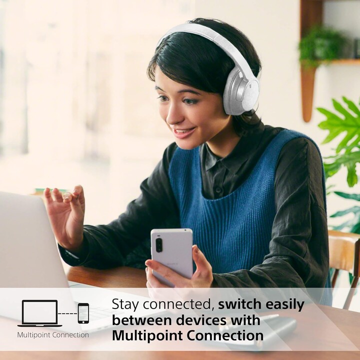 Sony WH-CH720N Blanco - Auriculares Bluetooth