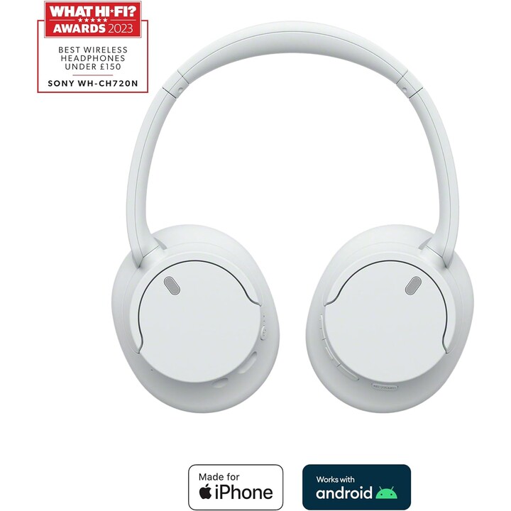 Sony WH-CH720N Blanco - Auriculares Bluetooth