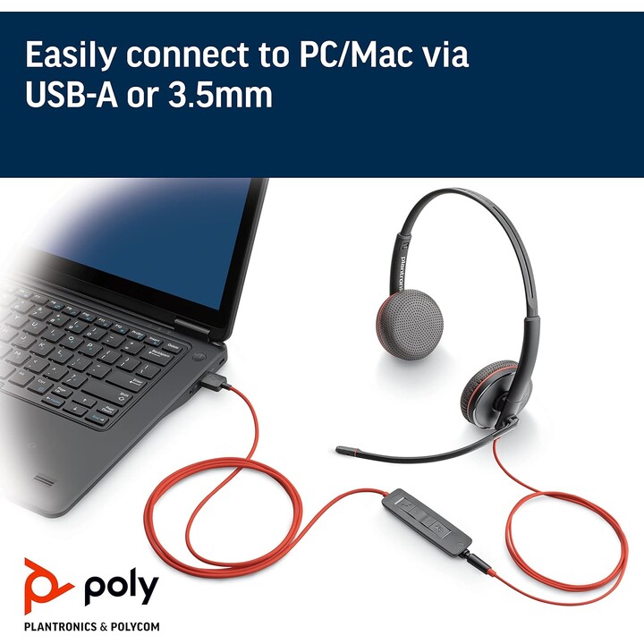 Blackwire c3225 usb-a single unit