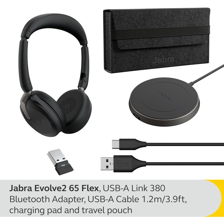 Jabra Evolve2 65 Flex UC Stereo - Kopf