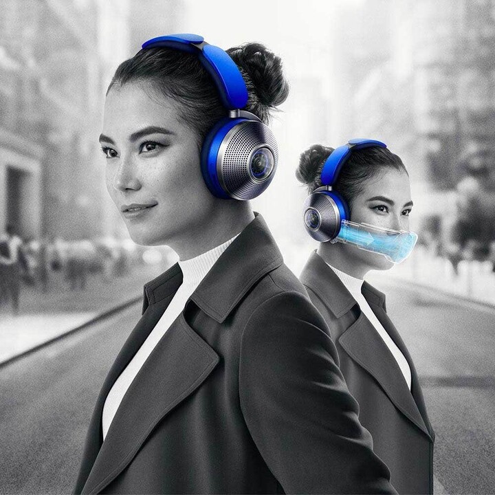 Écouteurs Dyson Zone™ Blue avec suppression active du bruit