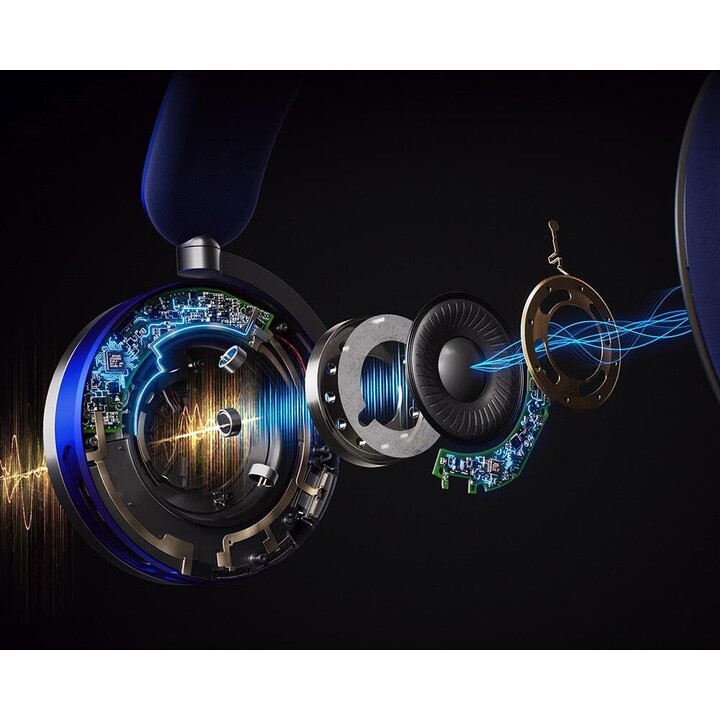 Écouteurs Dyson Zone™ Blue avec suppression active du bruit