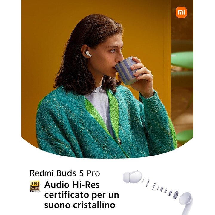Xiaomi Redmi Buds 5 Pro Auriculares Bluetooth Blanco (Midnight White)