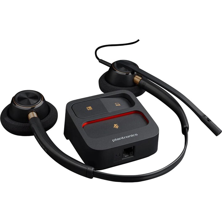 Cuffie binaurali con cancellazione del rumore Plantronics EncorePro 520