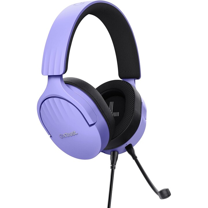 Auriculares Gaming con Micrófono Trust Gaming GXT 489 Fayzo/ Jack 3.5/ Morados