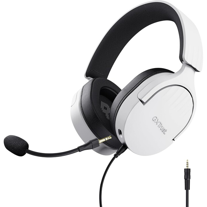 Auriculares Gaming con Micrófono Trust Gaming GXT 489 Fayzo/ Jack 3.5/ Blancos