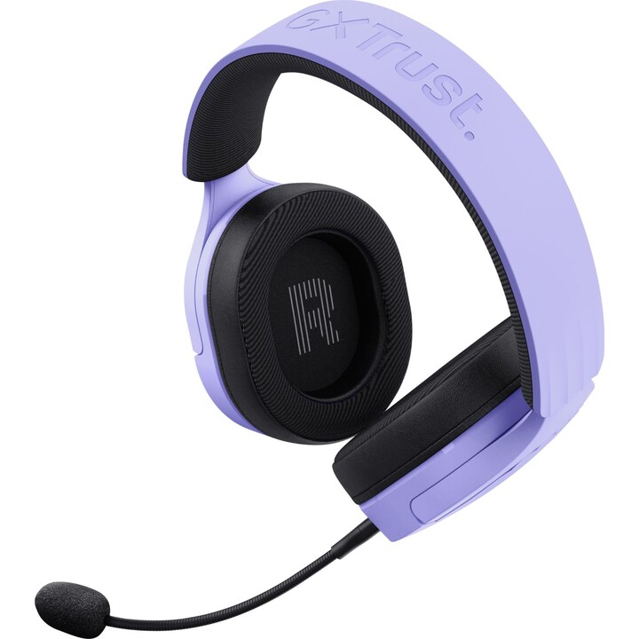 Fones de ouvido sem fio para jogos com microfone Trust Gaming GXT 491 Fayzo/ Bluetooth/ Jack 3.5/ Roxo