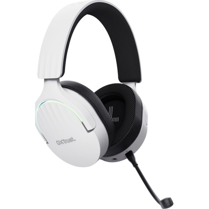 Auriculares Gaming Inalámbricos con Micrófono Trust Gaming GXT 491 Fayzo/ Bluetooth/ Jack 3.5/ Blancos