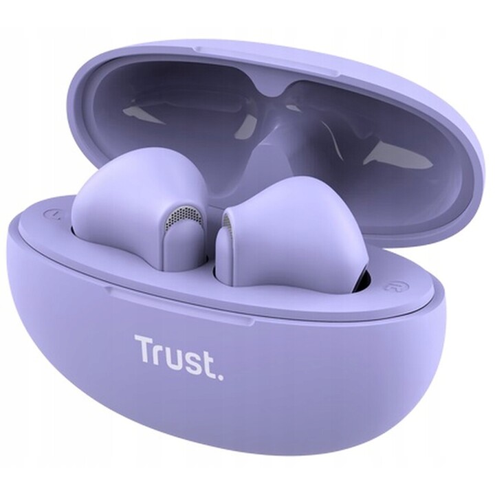 Trust Yavi Bluetooth ENC earphones purple