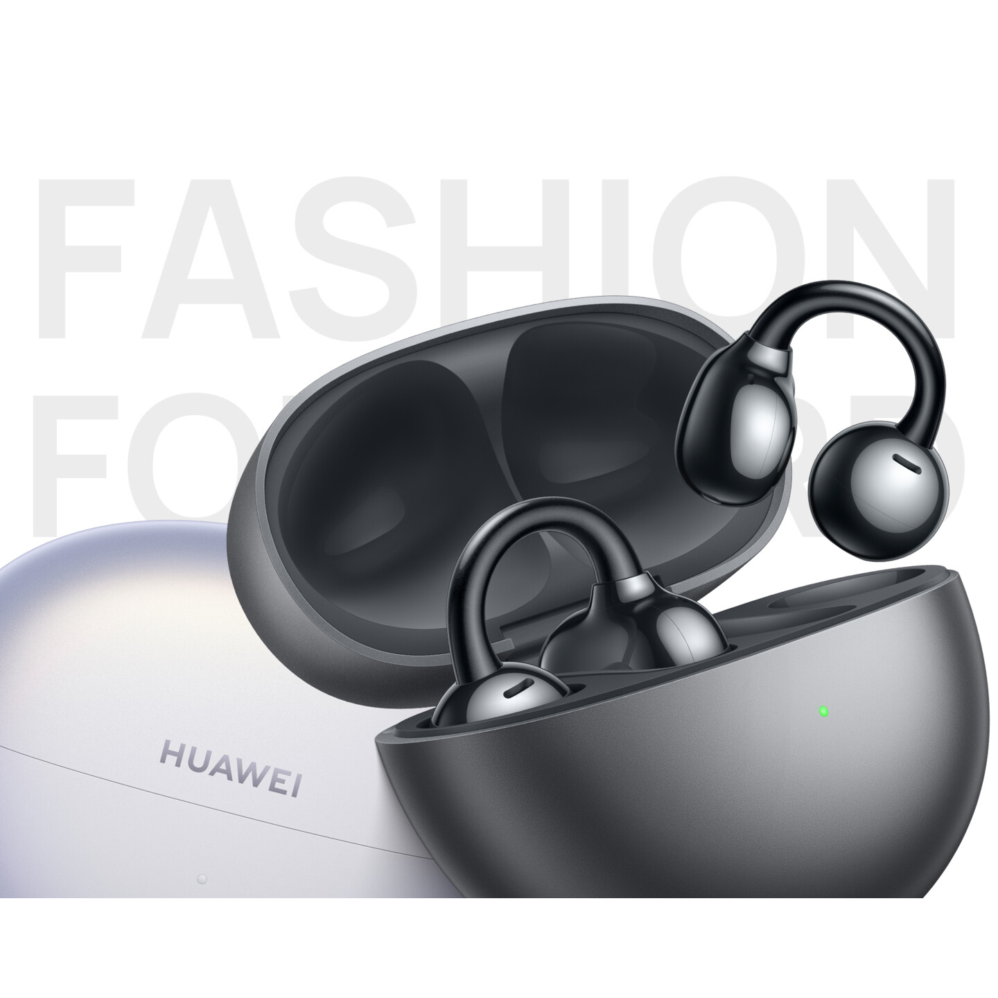 HUAWEI FreeClip Black - Lightweight Open-Ear Bluetooth Headphones