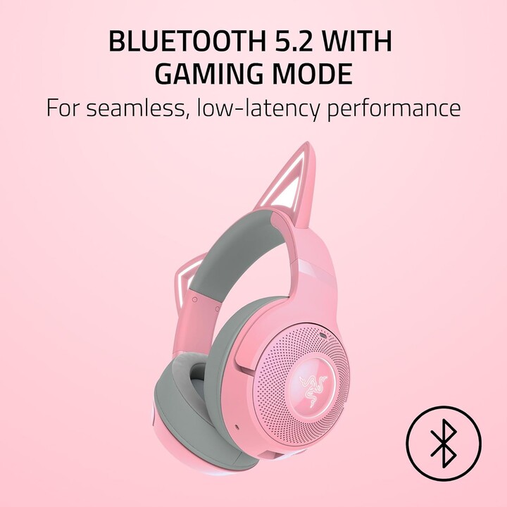Razer Kraken Kitty V2 Bt Auriculares Inalámbrico Diadema Juego Bluetooth Rosa