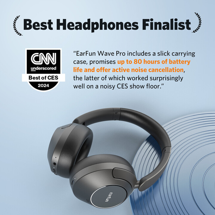 EarFun Wave Pro Nero - Cuffie wireless