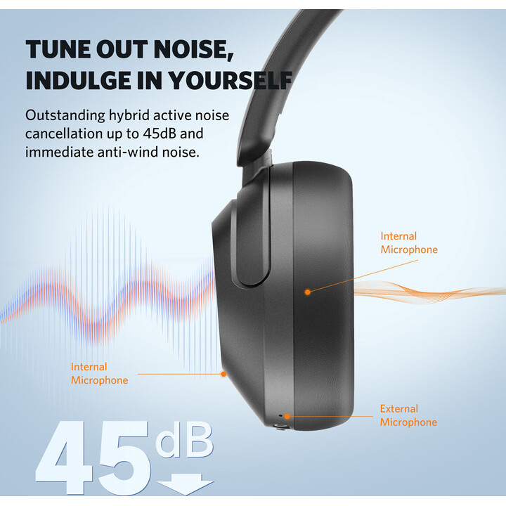 EarFun Wave Pro Nero - Cuffie wireless