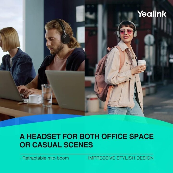 Yealink BH76 Microsoft Teams Negro USB