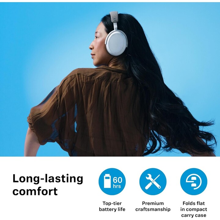 Sennheiser Momentum 4 Wireless ANC Bluetooth Headphones White