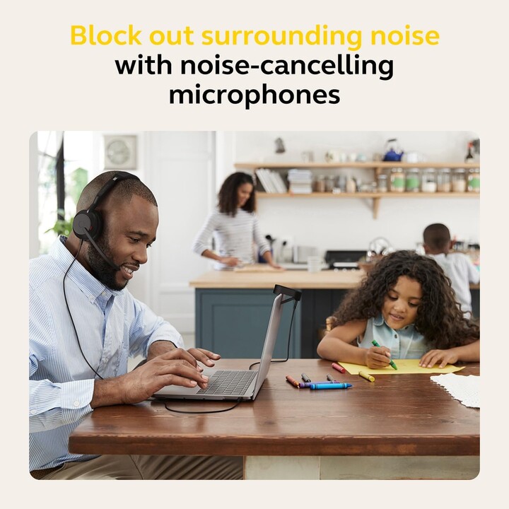 Jabra Evolve2 50 MS Mono Headset On-Ear