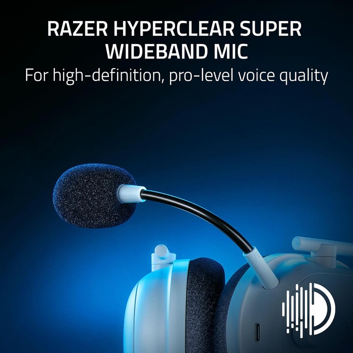 Razer Blackshark V2 Pro For Playstation Auriculares Inalámbrico Diadema Juego Usb Tipo C Bluetooth Blanco