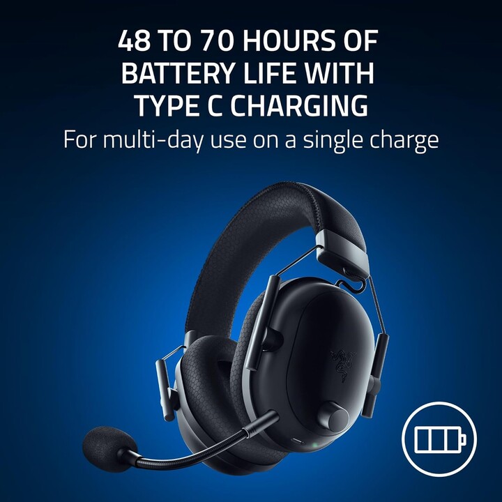 Razer Blackshark V2 Pro For Playstation Auriculares Inalámbrico Diadema Juego Usb Tipo C Bluetooth Negro