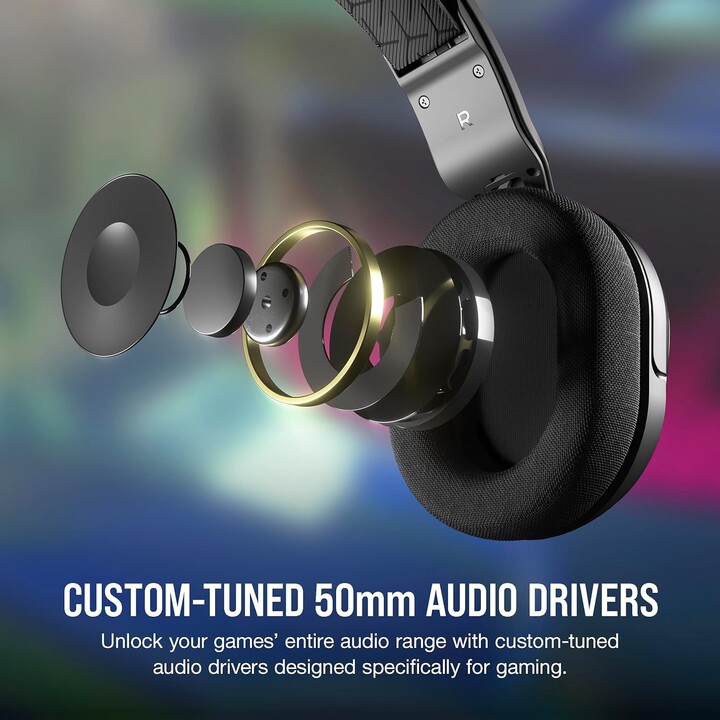 Corsair HS35 V2 Surround Multiplatform Headphones Black Ca-9011386-eu
