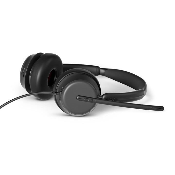 EPOS Impact 860 ANC - Hochleistungsfähiges Doppelohr-Headset mit Geräuschunterdrückung, Super-Breitband-Audio, USB-C-Konnektivit