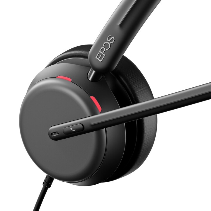 EPOS Impact 860 ANC - Hochleistungsfähiges Doppelohr-Headset mit Geräuschunterdrückung, Super-Breitband-Audio, USB-C-Konnektivit