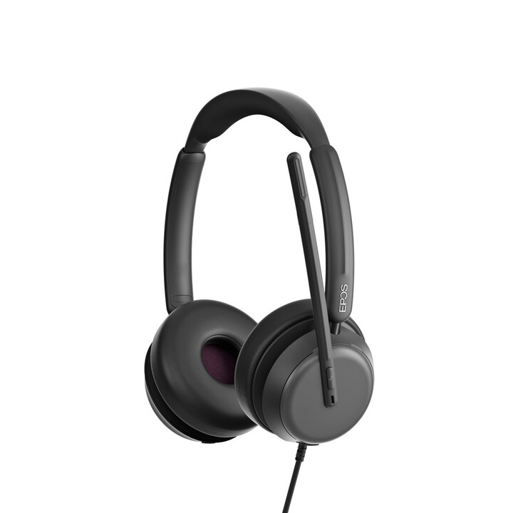 EPOS Impact 860 ANC - Hochleistungsfähiges Doppelohr-Headset mit Geräuschunterdrückung, Super-Breitband-Audio, USB-C-Konnektivit