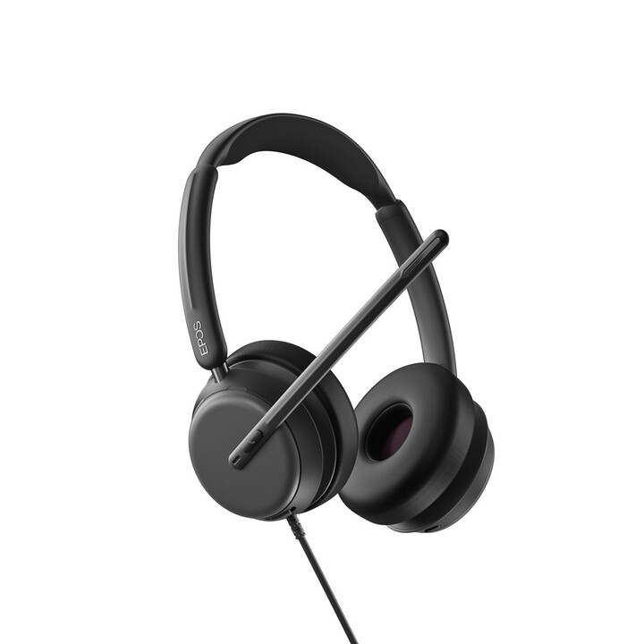 EPOS Impact 860 ANC - Hochleistungsfähiges Doppelohr-Headset mit Geräuschunterdrückung, Super-Breitband-Audio, USB-C-Konnektivit