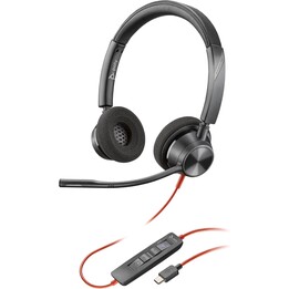 Cuffia POLY Blackwire 3320 Stereo Microsoft Teams Certified USB-C Cuffia +USB-C/A Adapter
