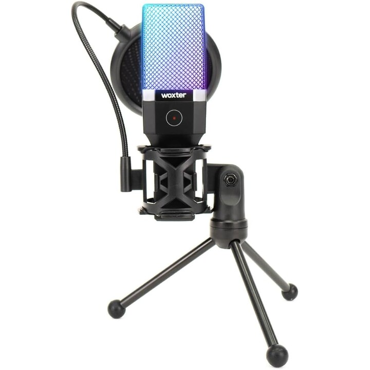 Micrófono Woxter MIc Studio 65 RGB/ USB 2.0