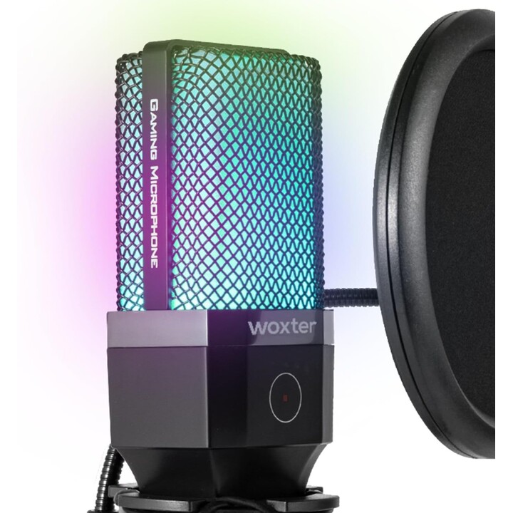 Micrófono Woxter MIc Studio 65 RGB/ USB 2.0