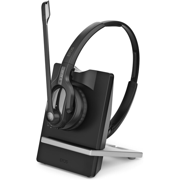EPOS IMPACT D 30 Phone - High-Performance Wireless DECT Headset for Desk Phones and Softphones