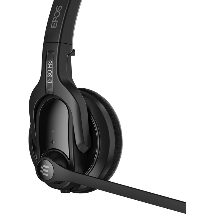 EPOS IMPACT D 30 Phone - High-Performance Wireless DECT Headset for Desk Phones and Softphones