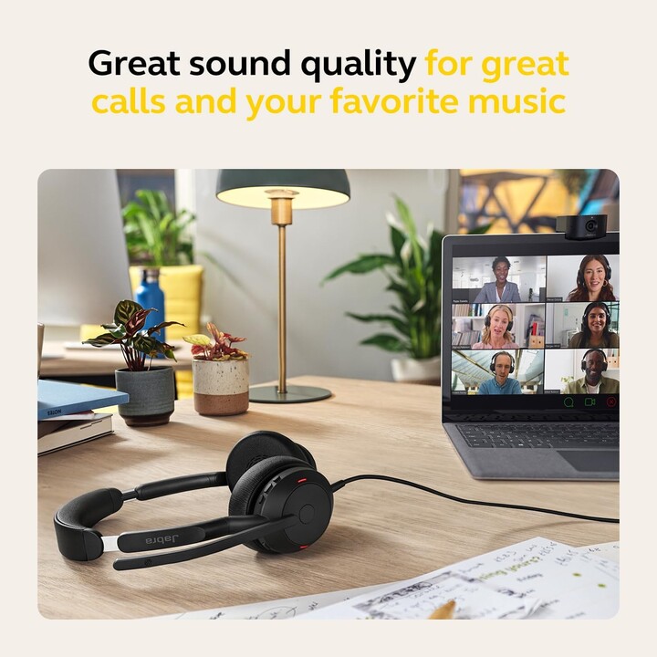 Jabra Evolve2 50 UC Auriculares estéreo supraaurales