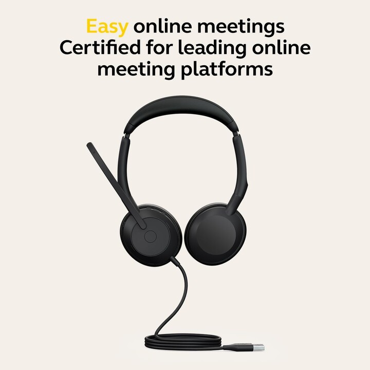 Jabra Evolve2 50 UC Auriculares estéreo supraaurales