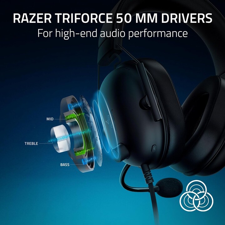 Casque Razer Blackshark V2 X (pour Playstation) noir (rz04-03241000-r3g1)
