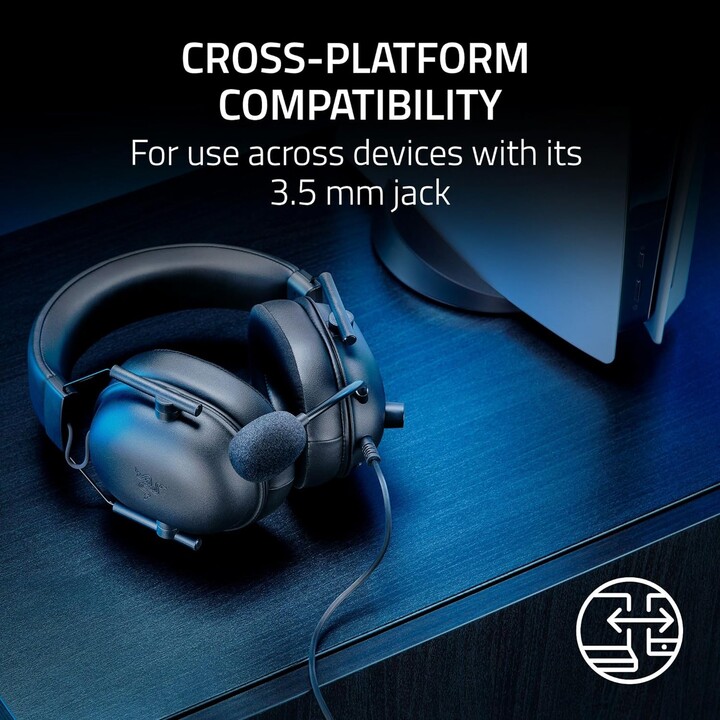 Razer Blackshark V2 X Kopfhörer (für Playstation), Schwarz (rz04-03241000-r3g1)