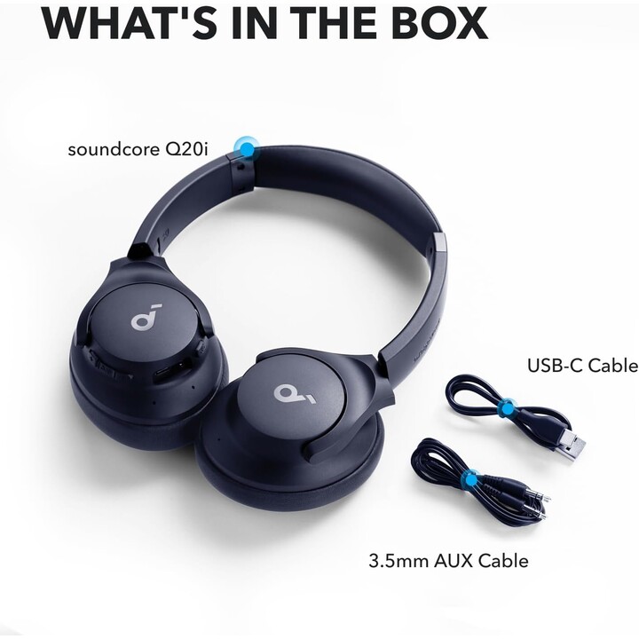 Auriculares Inalámbricos Soundcore Q20i Azules
