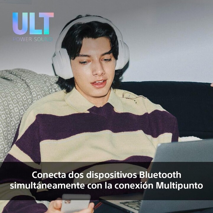 Sony ULT WEAR ANC Branco Marfim - Auscultadores Bluetooth
