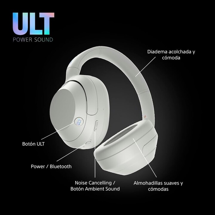 Sony ULT WEAR ANC Branco Marfim - Auscultadores Bluetooth