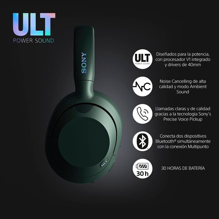 Sony ULT WEAR ANC Forest Grey - Ecouteurs Bluetooth