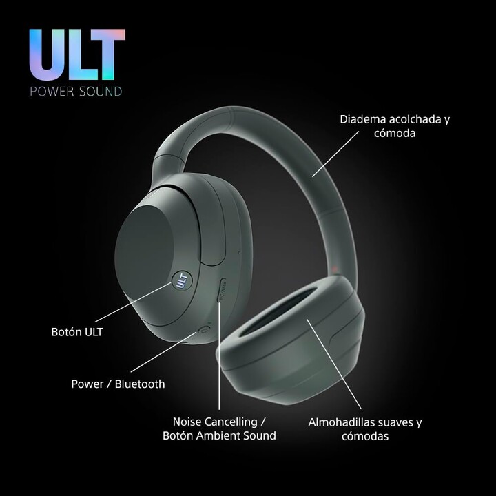 Sony ULT WEAR ANC Forest Grey - Ecouteurs Bluetooth