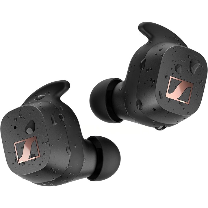 Sennheiser SPORT True Wireless Tátil IP54 7 mm Preto - Auscultadores sem fios