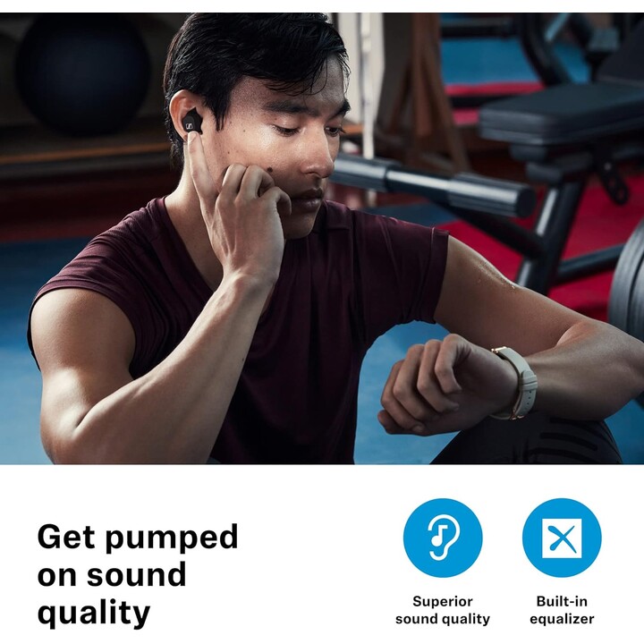 Sennheiser SPORT True Wireless Tátil IP54 7 mm Preto - Auscultadores sem fios