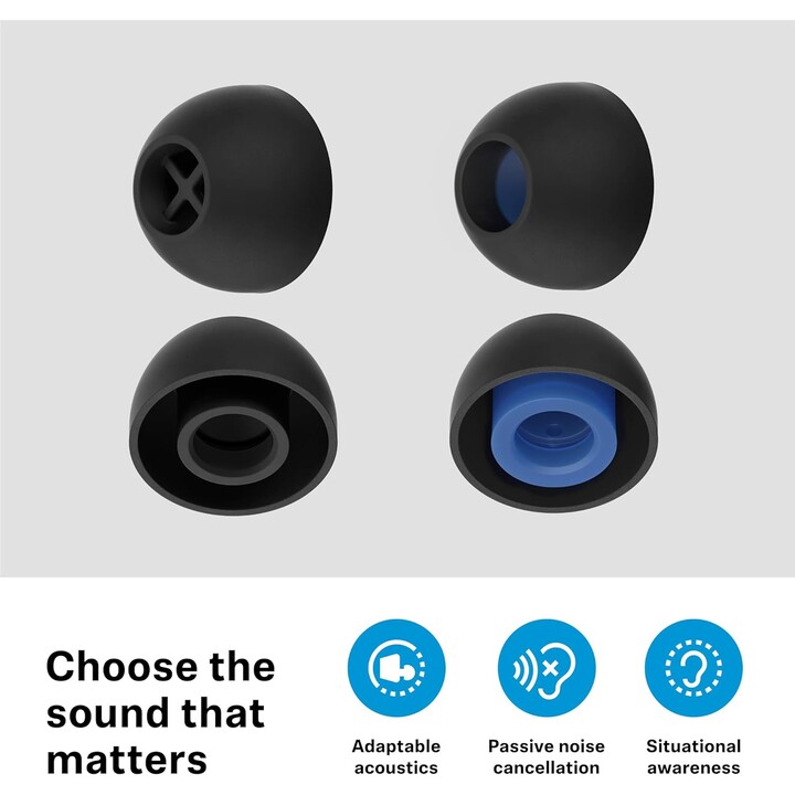 Sennheiser SPORT True Wireless Tátil IP54 7 mm Preto - Auscultadores sem fios