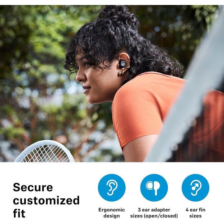 Sennheiser SPORT True Wireless Tátil IP54 7 mm Preto - Auscultadores sem fios