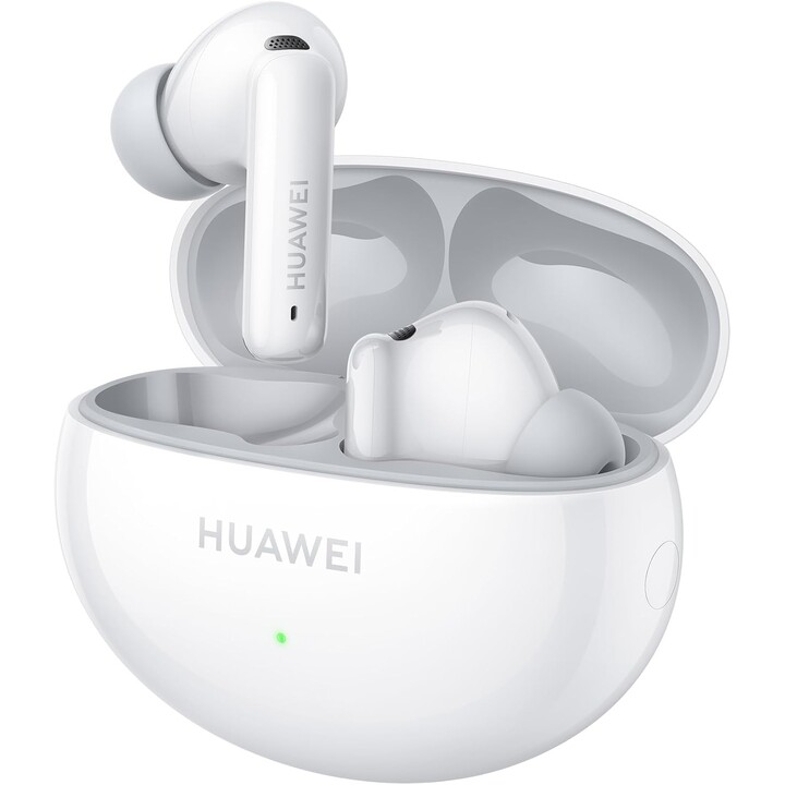 HUAWEI FreeBuds 6i, Smart ANC 3.0, Graves Impactantes, 35 Horas de Duración de la Batería, Bluetooth 5.3, Blanco