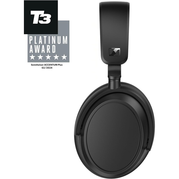 Sennheiser ACCENTUM Plus Wireless ANC Táctil Negro - Auriculares inalámbricos
